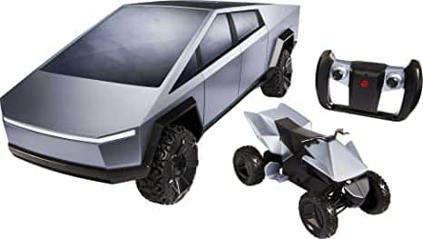 Tesla Cybertruck & Electric Cyberquad, Custom Controller, Speeds to 12 MPH, On Sale Today!