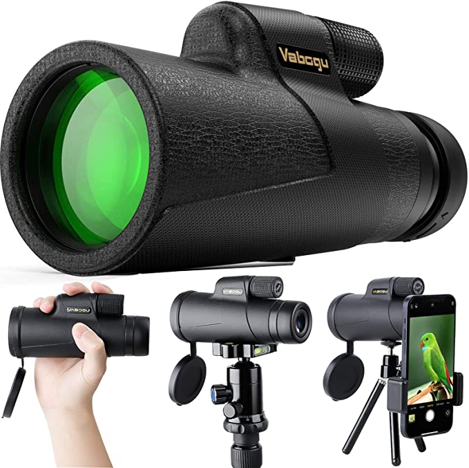 Monocular Telescope Compatible with iPhone Android, 12x50 High Power Monocular. Deal Alert