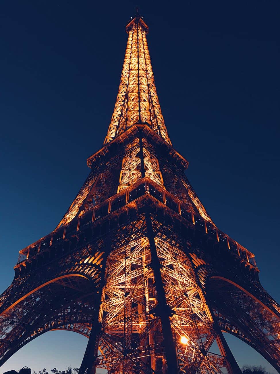 low angle photo of eiffel tower