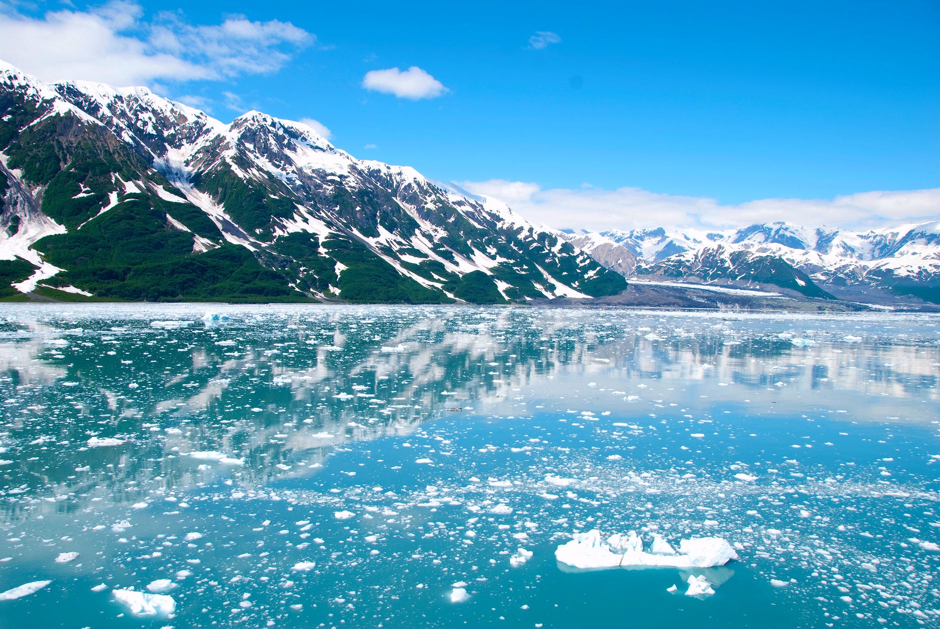 glacier snow landscape mountains