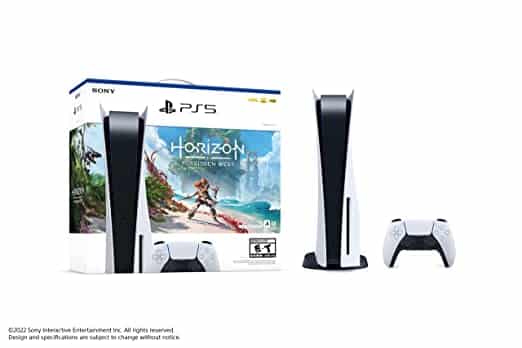 PS5 Console- Horizon Forbidden West Bundle. Buy On Amazon.