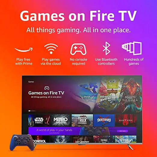 Happy New Year! Fire TV Gaming Bundle including Fire TV Stick 4K and Luna Controller on sale today