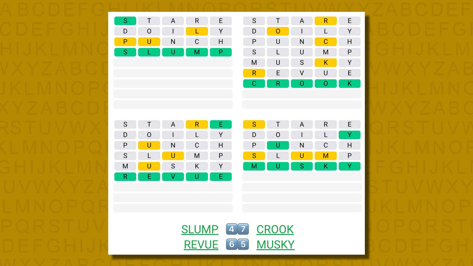 Quordle today – hints and answers for Sunday, September 3 (game #587)