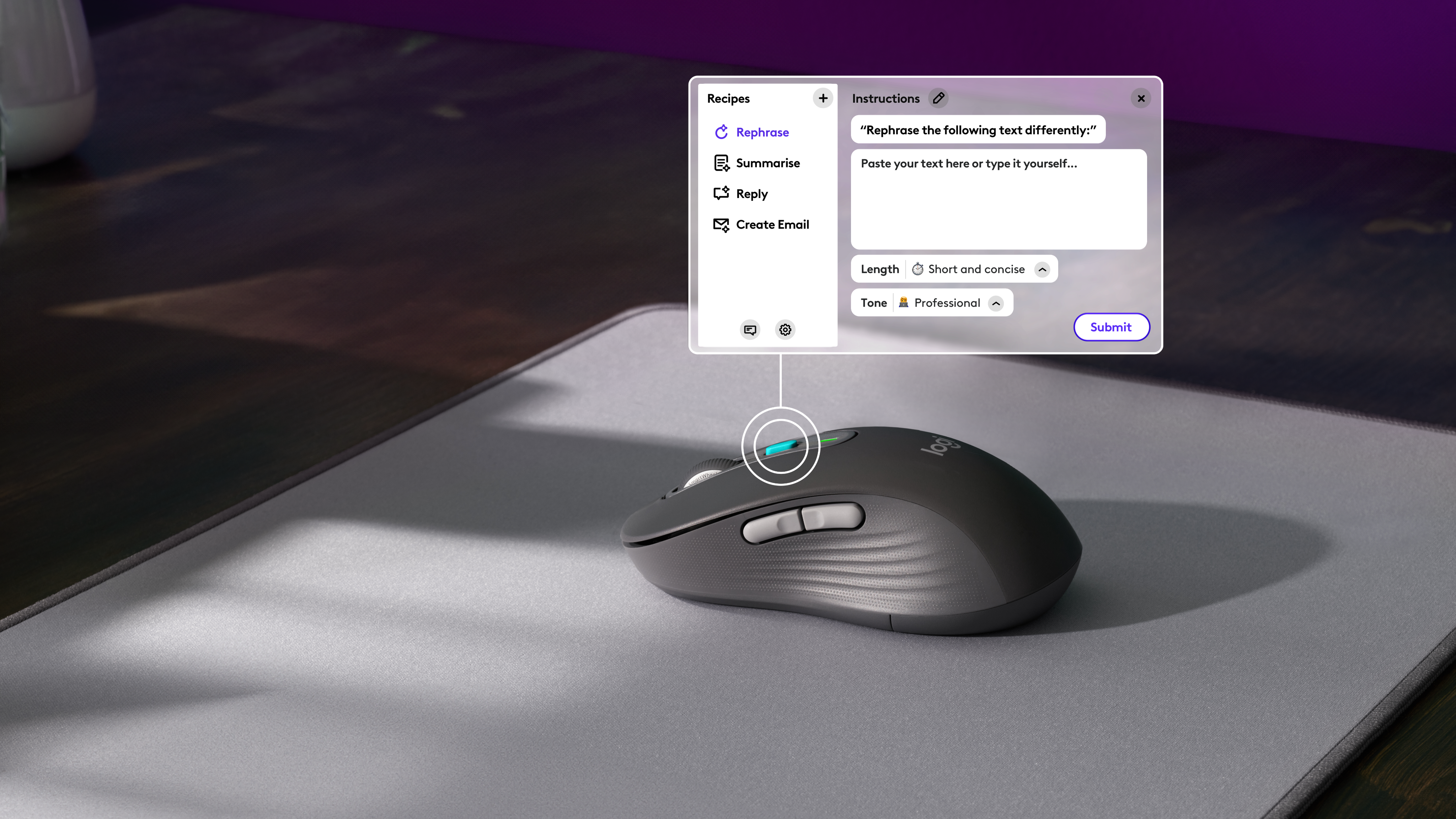 Logitech has built an AI sidekick tool that it hopes will help you work smarter, not harder, with ChatGPT